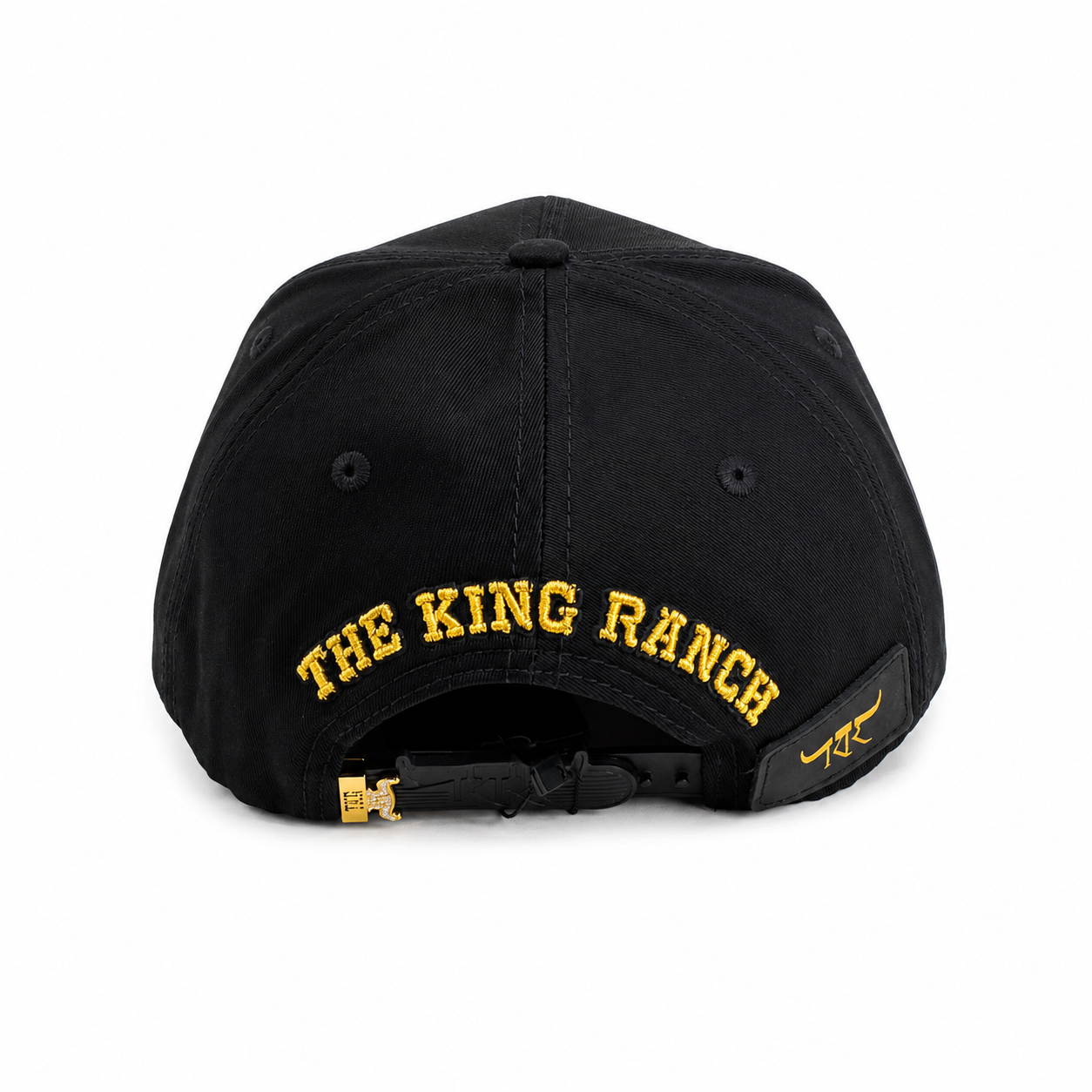 GORRA BIGG BOSS TK RANCH CABALLO DORADO NEGRO