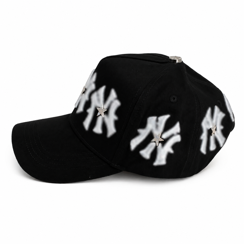 GORRA STAR HATS CLUB BLACK CRYSTAL