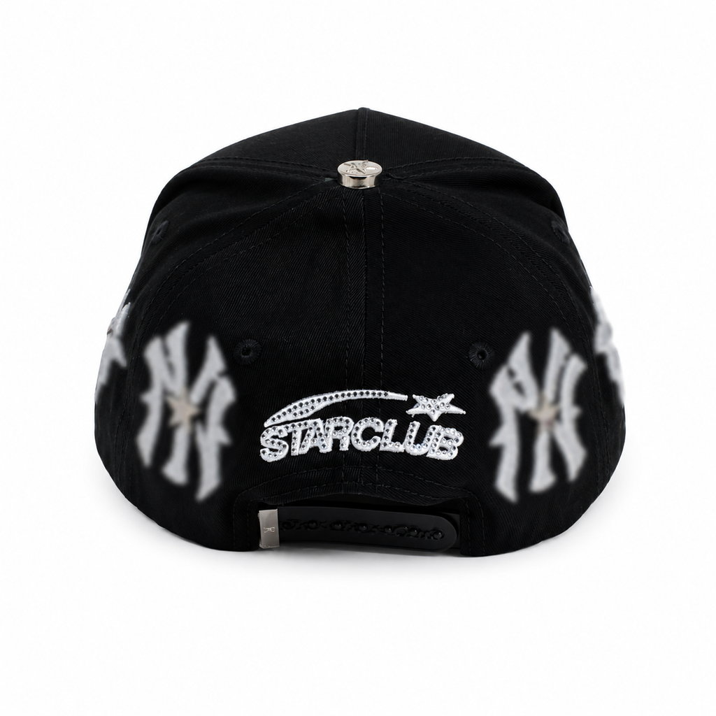 GORRA STAR HATS CLUB BLACK CRYSTAL