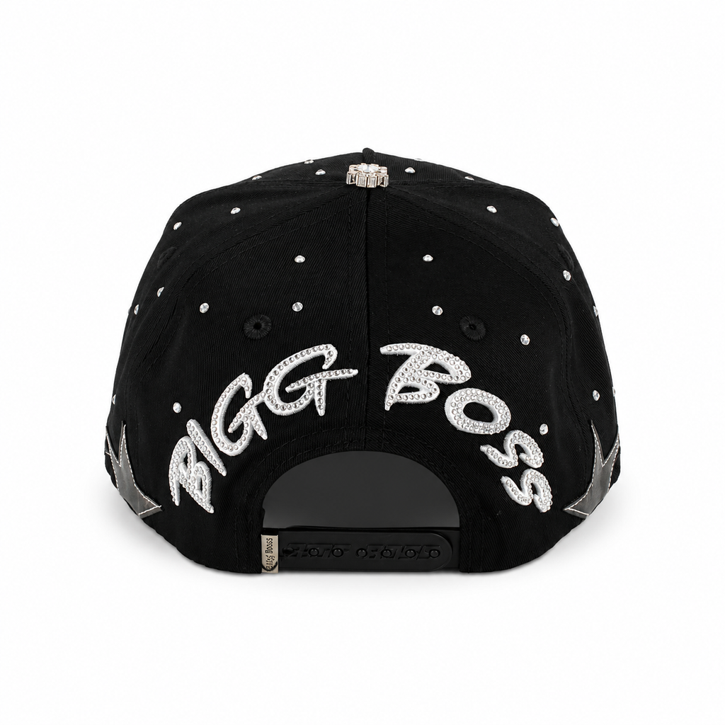 GORRRA BIGG BOSS- BENDECIDO NEGRO BLANCO
