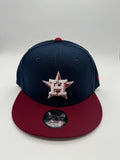 New Era Niño Houston Azul Tinto