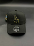 9Forty Edicion LA Negra Contorno Dorado