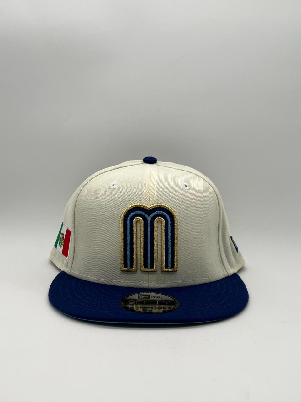 New Era MX Broche Beige Azul