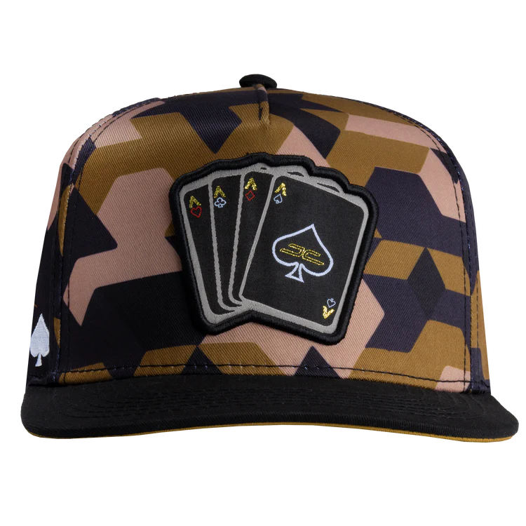 GORRA JC HATS- POKER CAMO CAFE