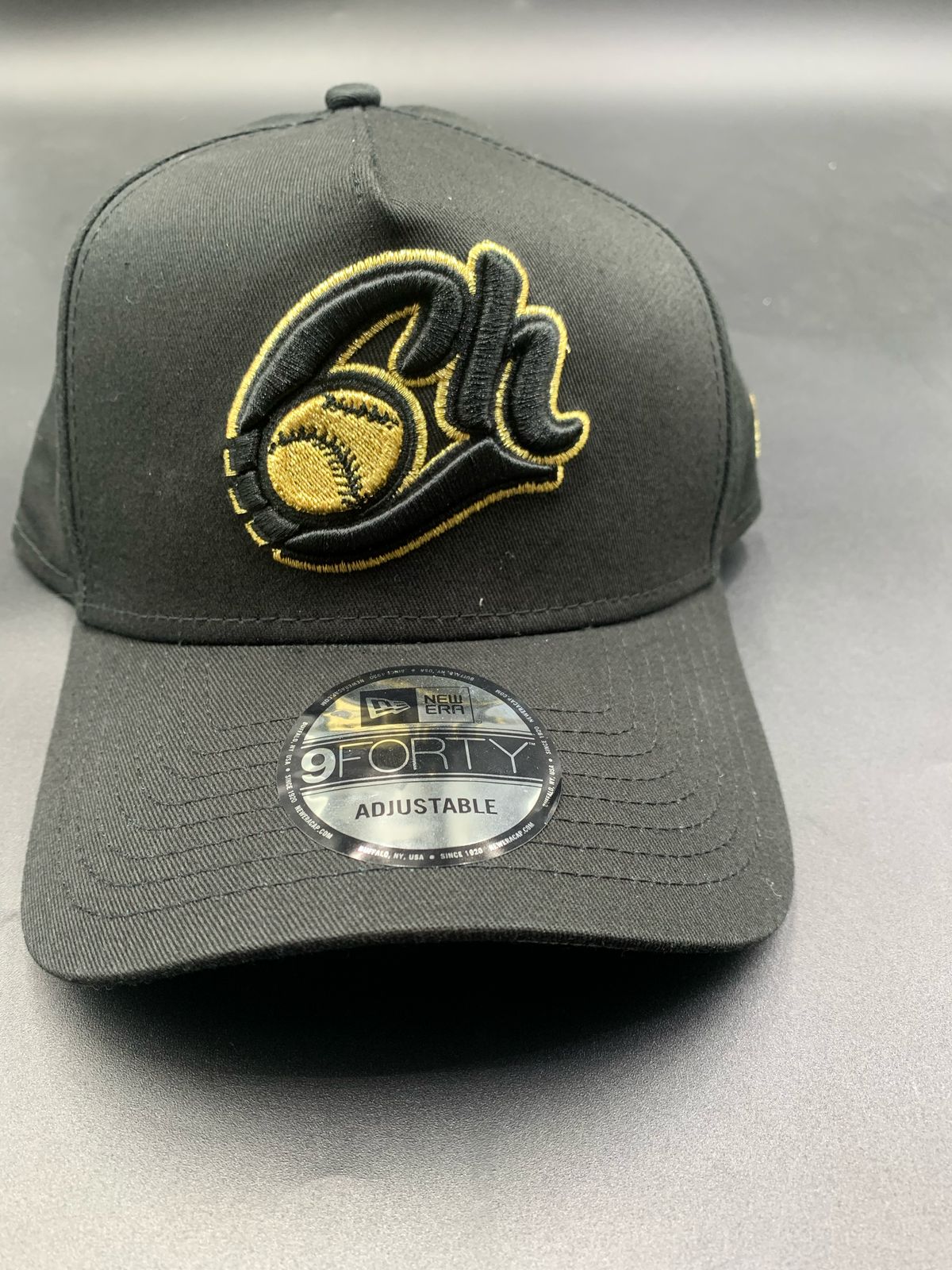 9Forty Edicion Charros Negra Contorno Dorado