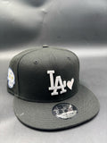 NEW ERA edicion broche LA corazon negro