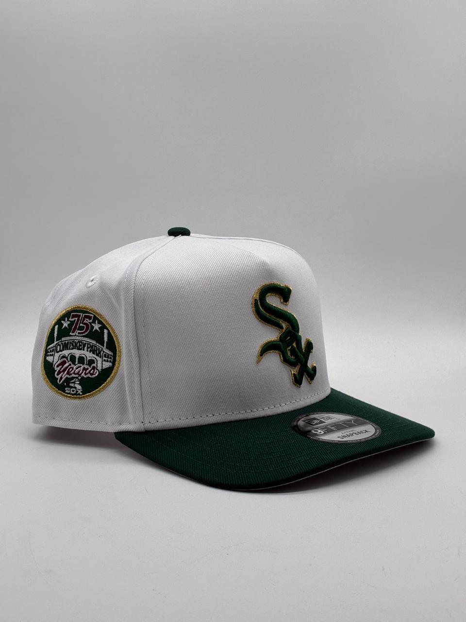 New Era A-FRAME SOX BLANCA CONTORNO VERDE
