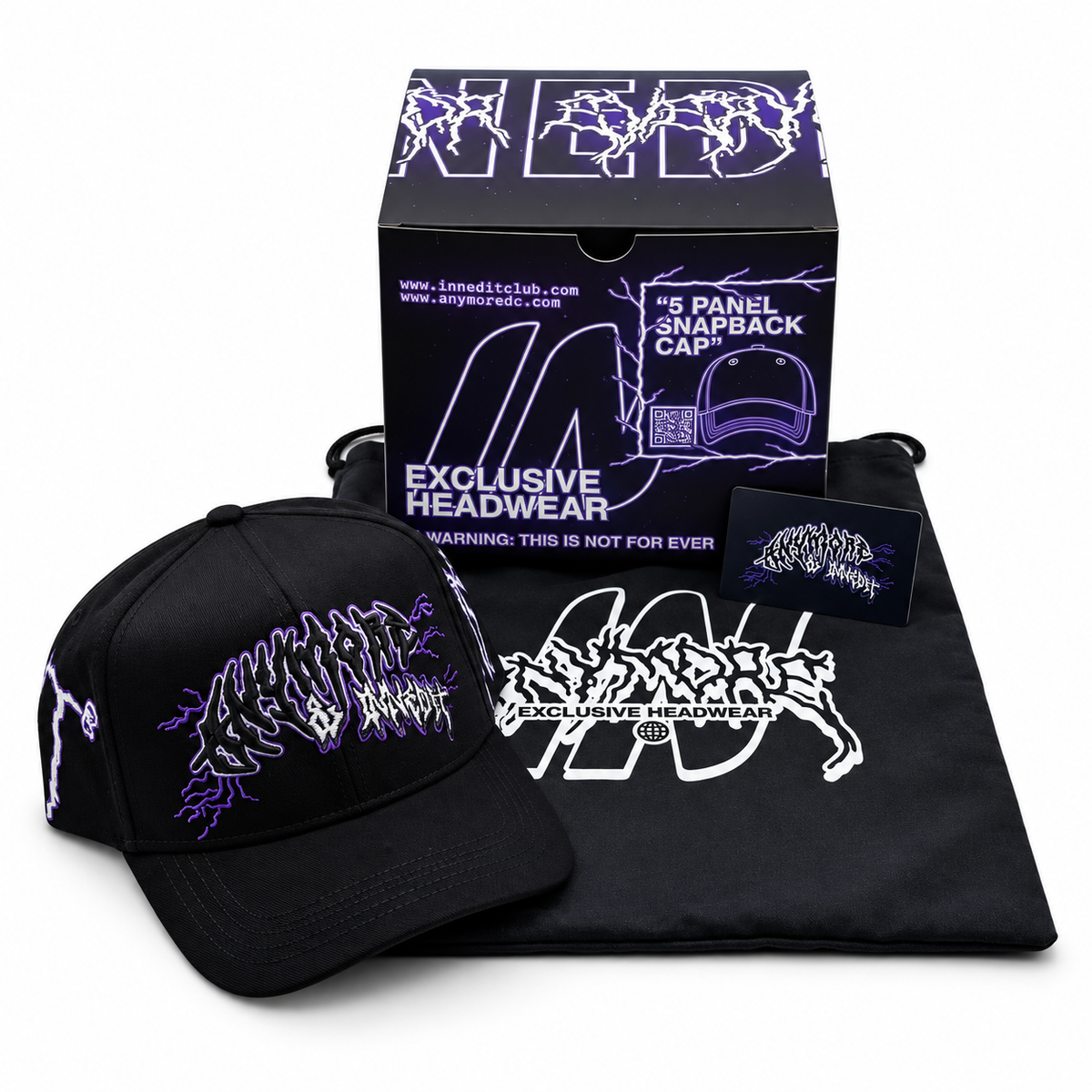 GORRA INNEDIT X ANYMORE CON ACCESORIOS