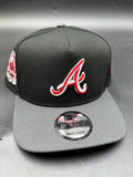 NEW ERA A-FRAME atlanta negro gris rojo