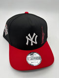 New Era A-Frame Yankees Negro Rojo Brillos