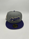 New Era Edicion Indianas Gris Morado