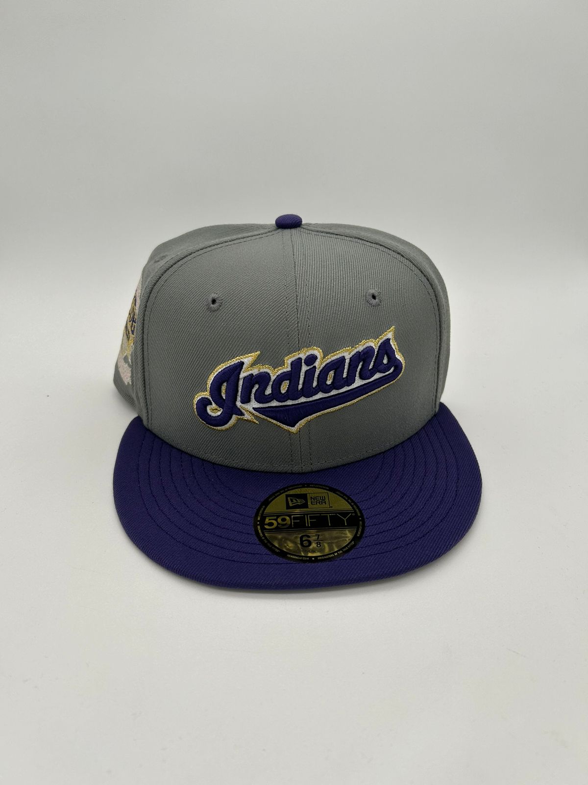 New Era Edicion Indianas Gris Morado