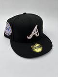 NEW ERA EDICION ATLANTA NEGRO CONTORNO CAFE