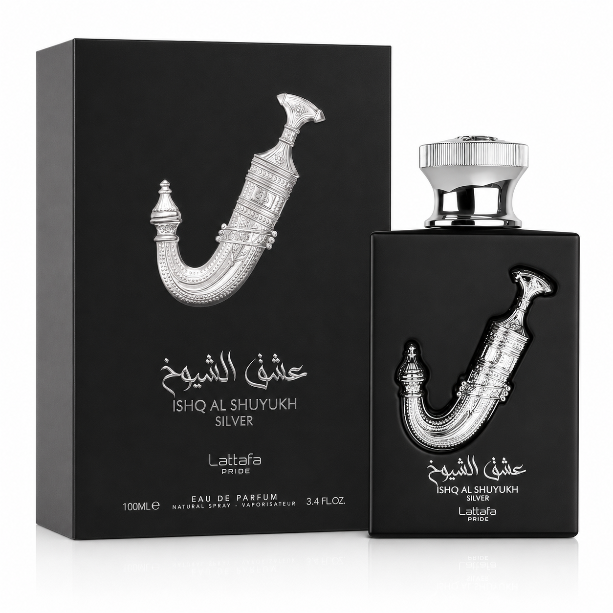 LATTAFA PRIDE ISHQ AL SHUYUKH SILVER 3.4OZ EDP