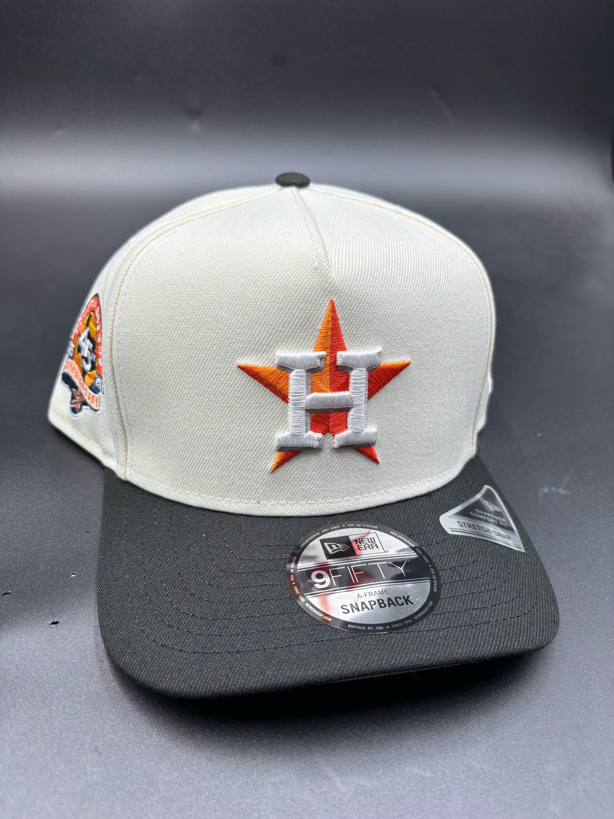 NEW ERA A-FRAME houston 45 beige negro