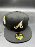 New Era Edicion Atlanta Contorno Dorado
