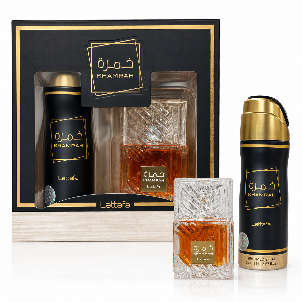 LATTAFA KHAMRAH SET 2PC