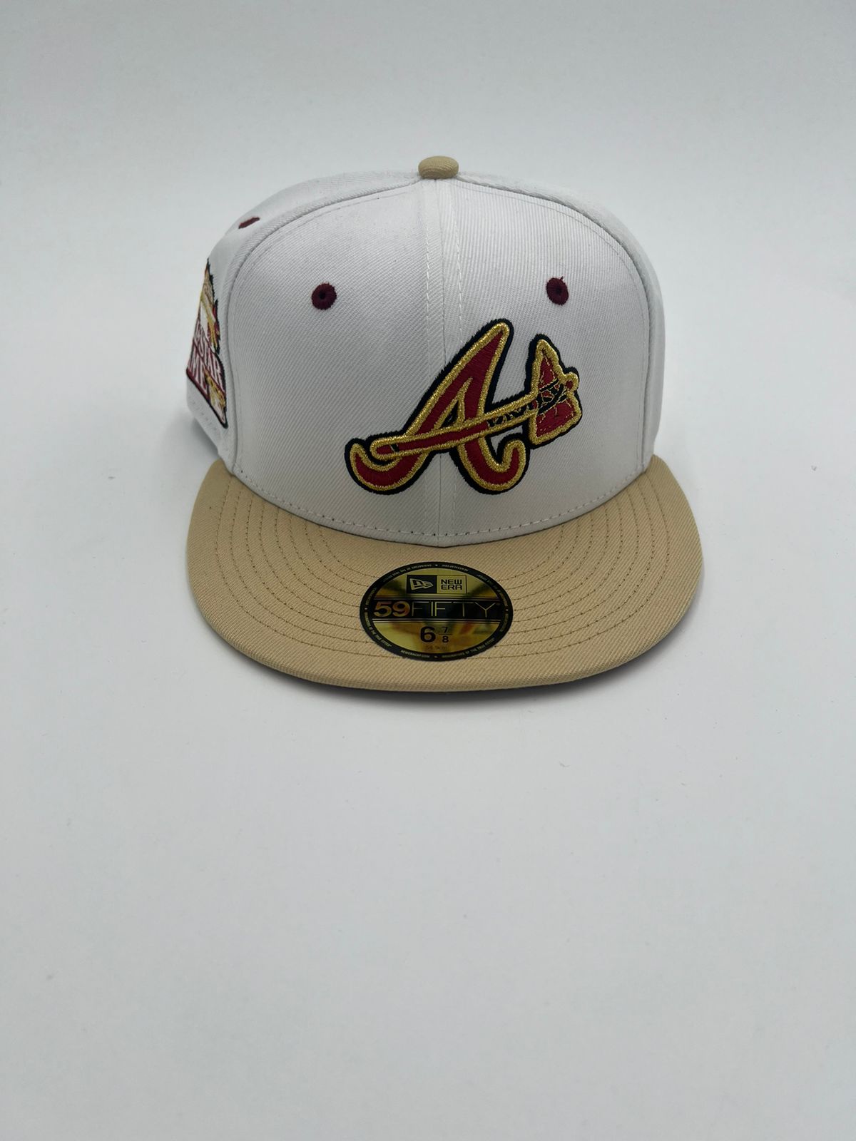 New Era Edicion Atlanta Blanco Cafe
