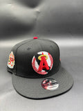 NEW ERA edicion broche angelinos negro rojo