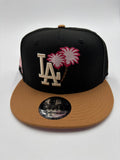 New Era Edicon Broche LA Negro Cafe
