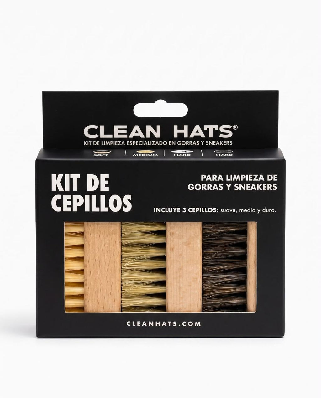 KIT DE CEPILLOS CLEAN HATS