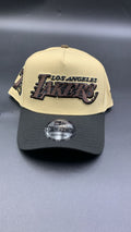 9Forty Edicion Lakers Cafe Negro