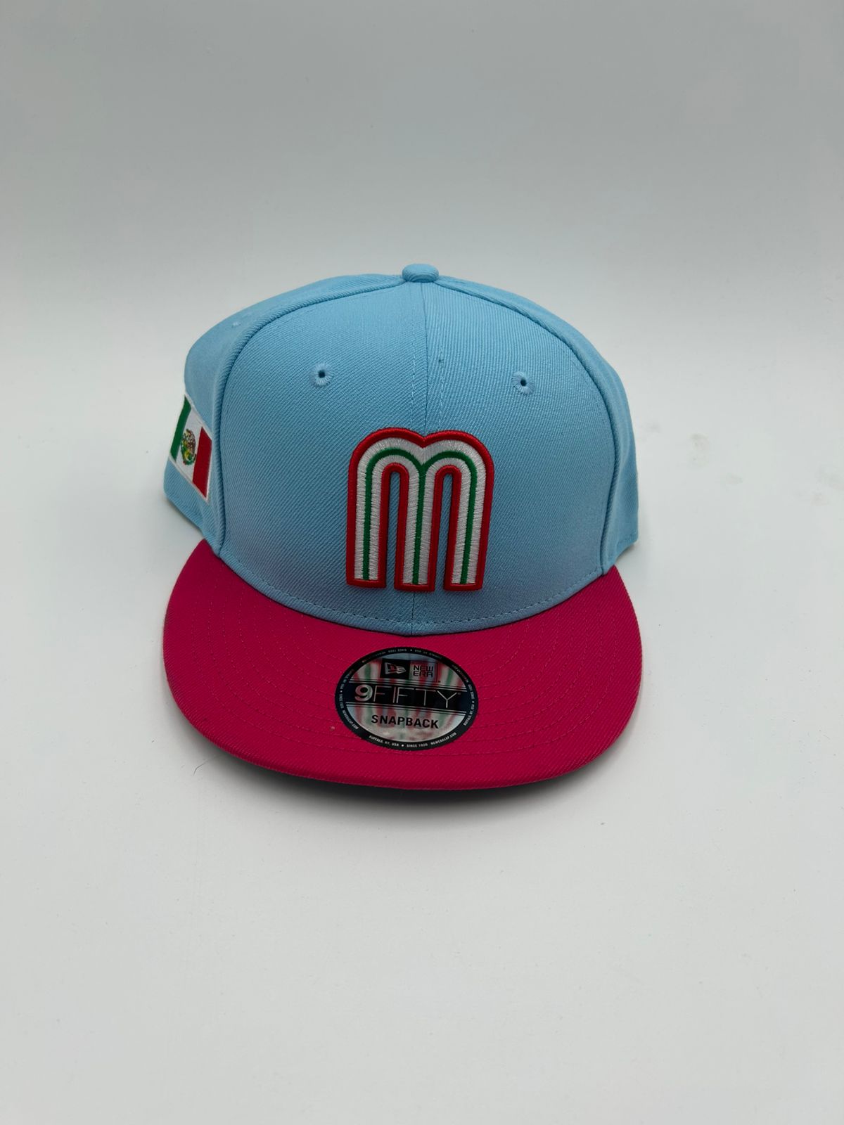 New Era MX Broche Azul Cielo Rosa