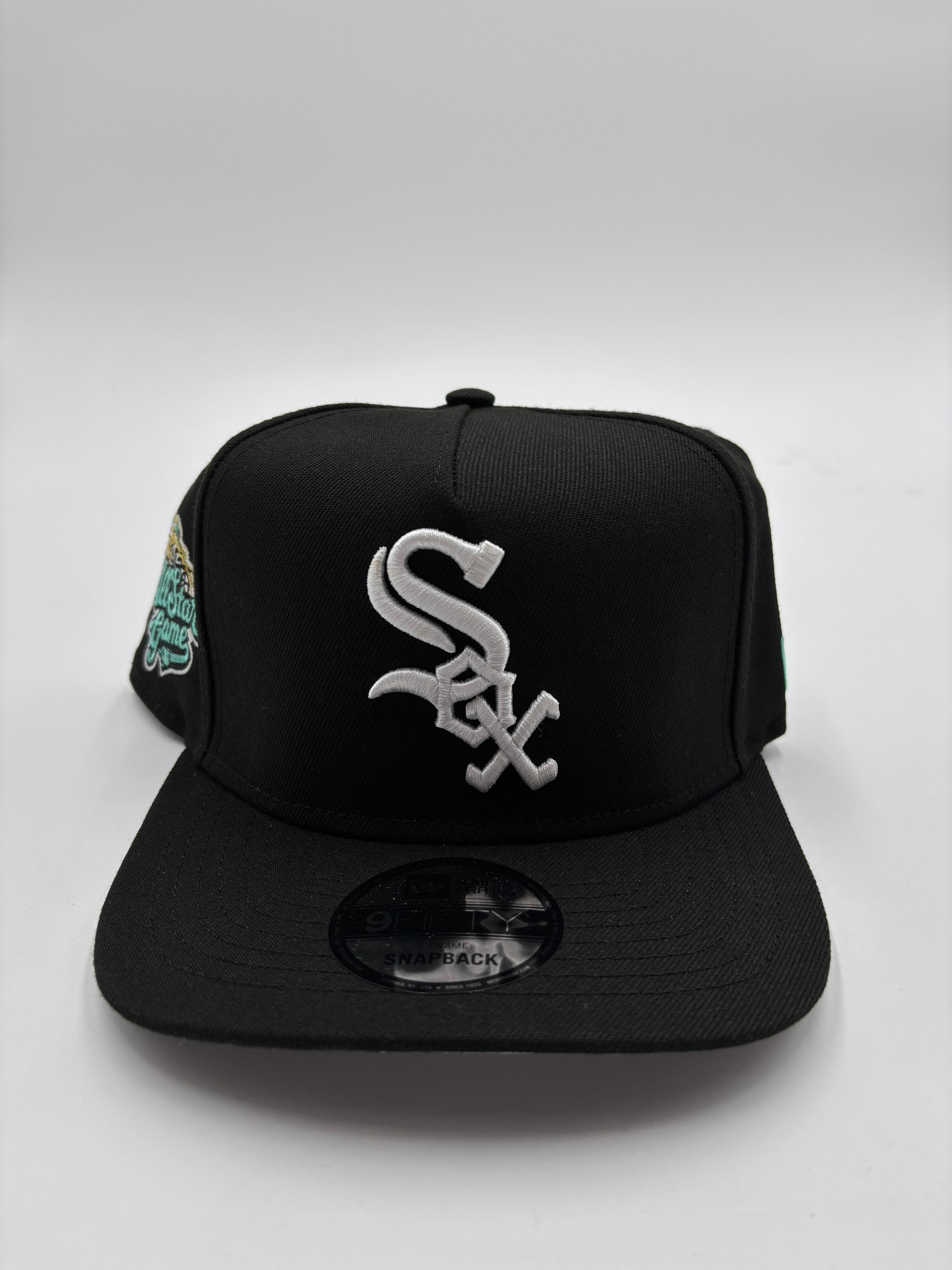 New Era A-FRAME Sox Negro Parche Turqueza