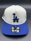 NEW ERA A-FRAME LA beige azul 100 anniv
