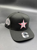 NEW ERA A-FRAME houston 1986 negro rosa