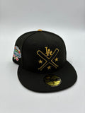 NEW ERA EDICION LA ESTRELLAS NEGRO DORADO