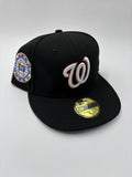 NEW ERA EDICION WASHINGTON NEGRO CONTORNO CAFE