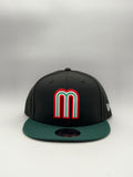 New Era MX Broche Negro Verde Oscuro