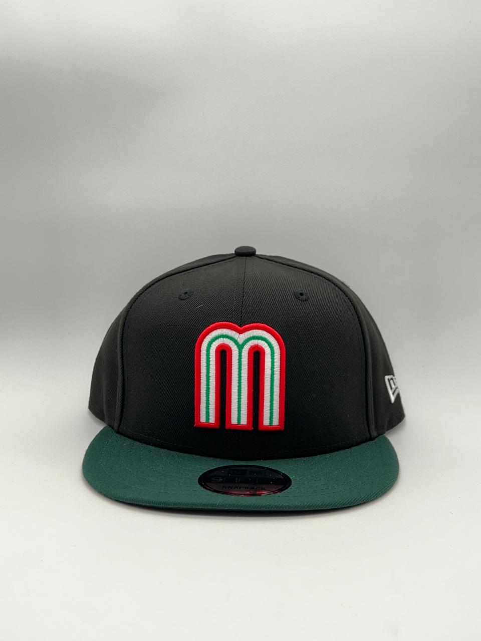 New Era MX Broche Negro Verde Oscuro