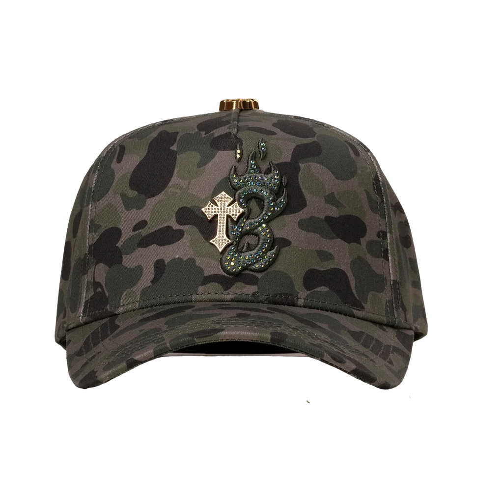 GORRA BARBAS HATS B CROSS CAMO
