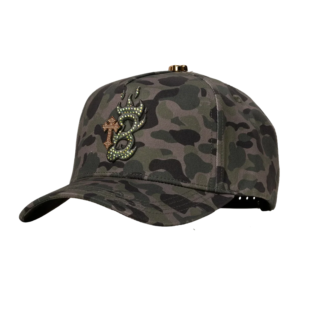 GORRA BARBAS HATS B CROSS CAMO