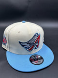 NEW ERA edicion broche Angelinos beige azul