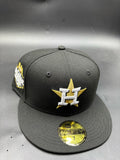 New Era Edicion Houston Dorado