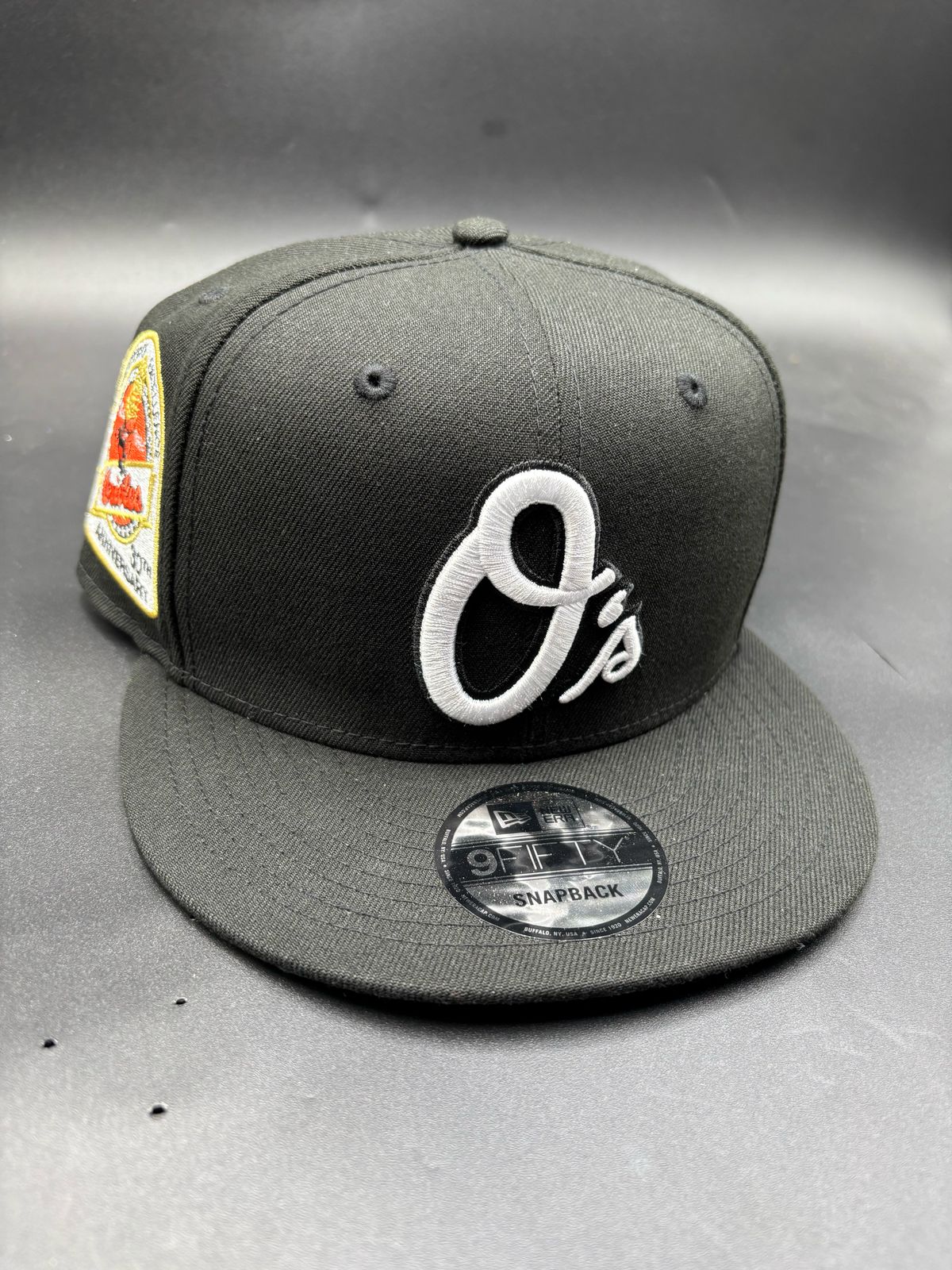 New Era Edicion Broche Orioles Negra Parche naranja