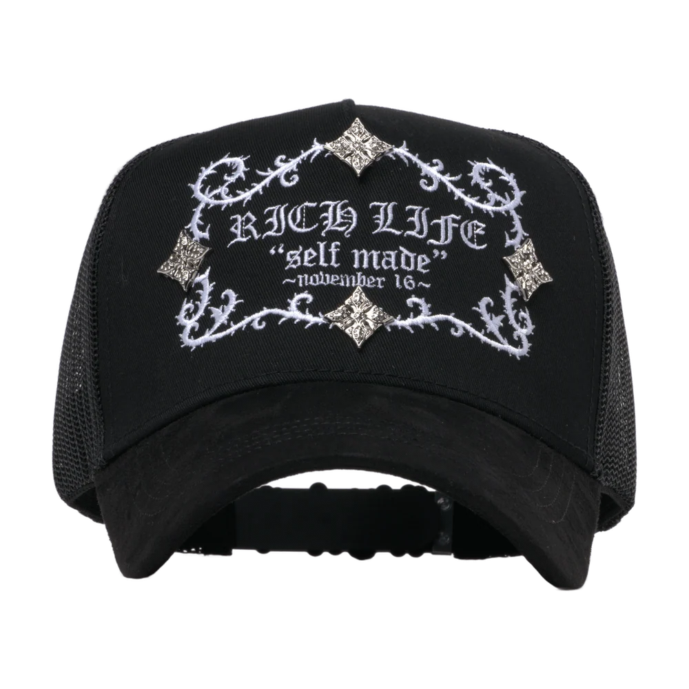 GORRA BARBAS HATS RICH LIFE NEGRA
