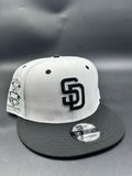 NEW ERA edicion broche san diego blanco negro