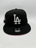 New Era Edicion LA Negra Visera Roja
