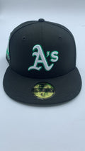 New Era Edicion Oakland Contorno Verde