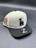 New Era A-FRAME LA Beige Parche Dorado