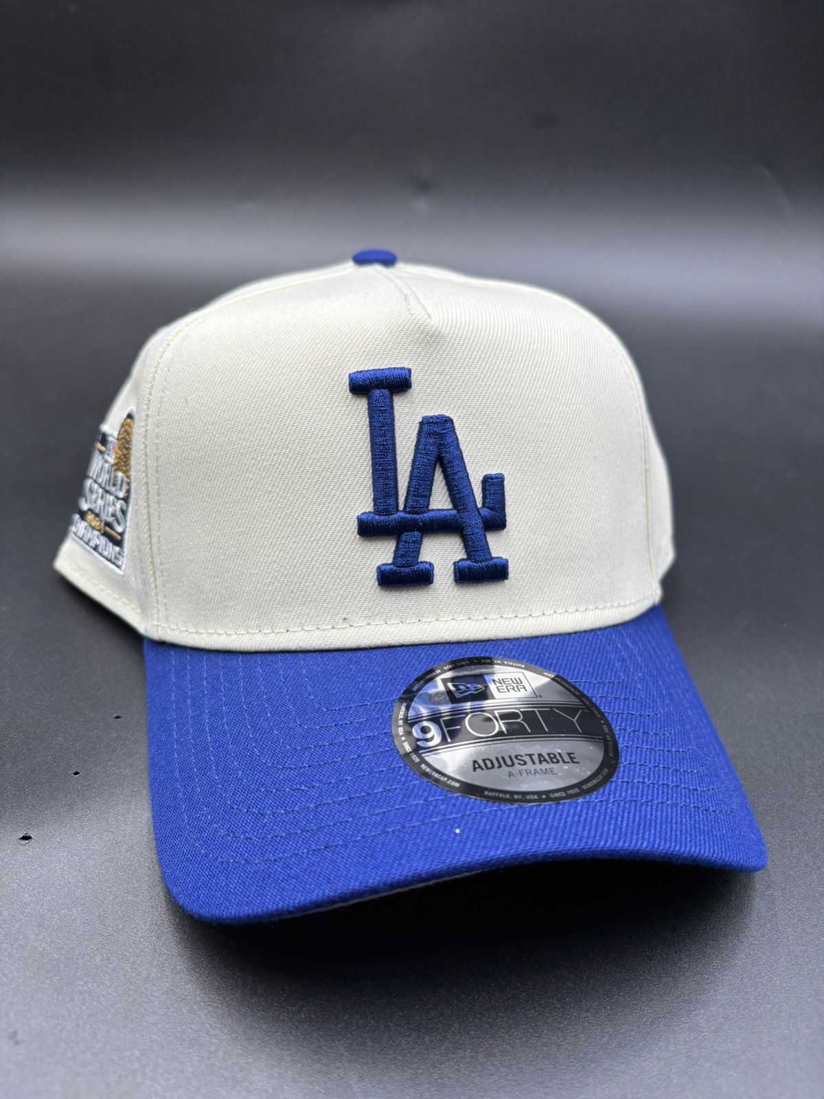 New Era 9Forty LA Beige Azul 1