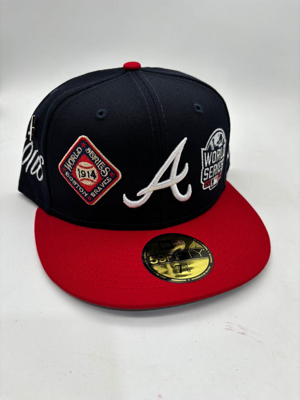 New Era Edicion Atlanta Azul Rojo Pin