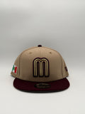 New Era MX Broche Beige Vino