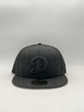 New era Dodgers Negro Gris