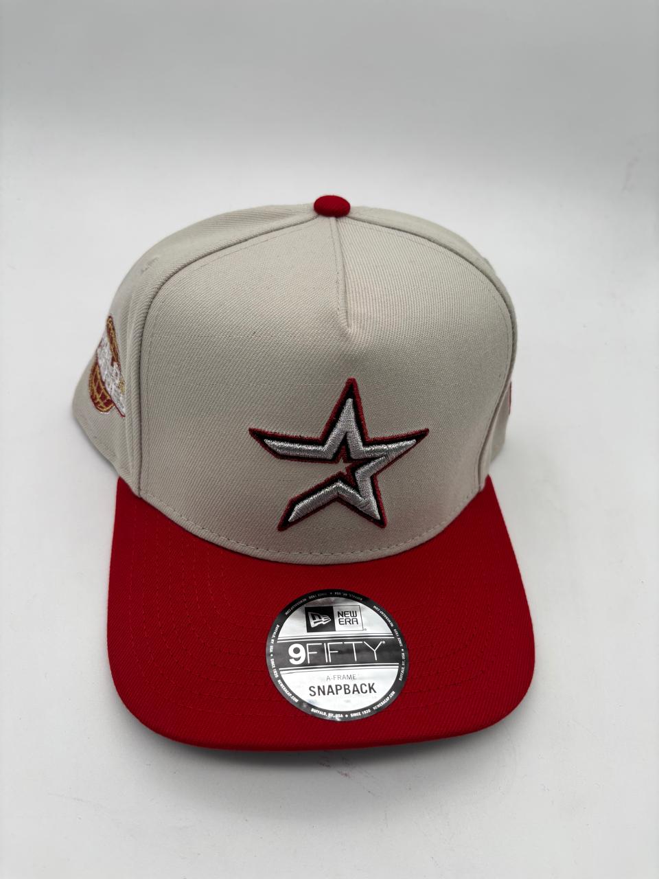 New Era A-Frame Astros beige Rojo