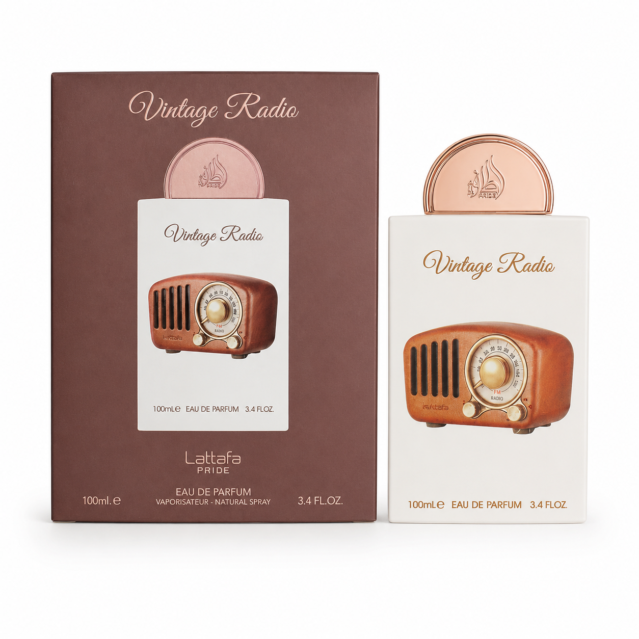 LATTAFA PRIDE VINTAGE RADIO 3.4OZ EDP